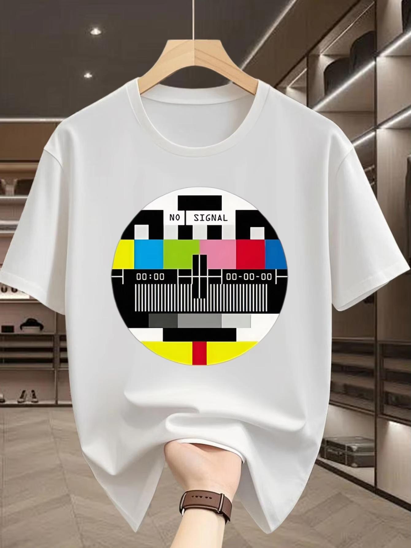 Футболка с телевизионной тестовой картинкой Streetwear Летняя Повседневная Хлопок Поколение Z Альфа Мозговая Гниль Юмор Новинка - Мужская Летняя Хлопковая Графическая... S разноцветный
Футболка с телевизионной тестовой картинкой Streetwear Летняя Повседневная Хлопок Поколение Z Альфа Мозговая Гниль Юмор Новинка - Мужская Летняя Хлопковая Графическая... S разноцветный