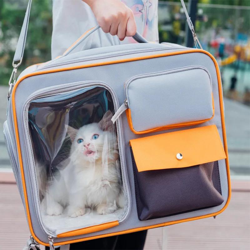The New Large-capacity Cat and Dog Backpack Double-layer Single-shoulder Portable Canvas Cat Bag Oblique Span Pet Bag
The New Large-capacity Cat and Dog Backpack Double-layer Single-shoulder Portable Canvas Cat Bag Oblique Span Pet Bag