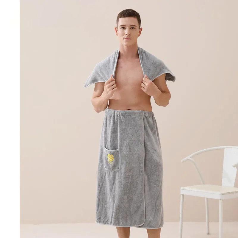 Мужской халат-полотенце из кораллового флиса, носимый, 80x150 см, быстросохнущий, толстый, впитывающий, унисекс, банное полотно для спа и дома 80*150cm серый
Мужской халат-полотенце из кораллового флиса, носимый, 80x150 см, быстросохнущий, толстый, впитывающий, унисекс, банное полотно для спа и дома 80*150cm серый