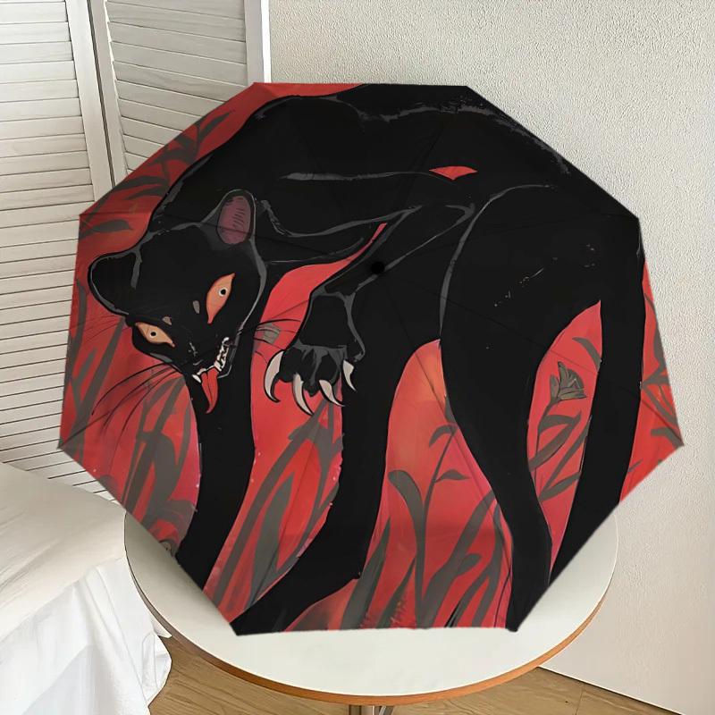 1pc Black Panther with Red Background Umbrella with Plastic Handle,Suitable for All Seasons Home Travel Outdoor UmbrellaDD117
1pc Black Panther with Red Background Umbrella with Plastic Handle,Suitable for All Seasons Home Travel Outdoor UmbrellaDD117