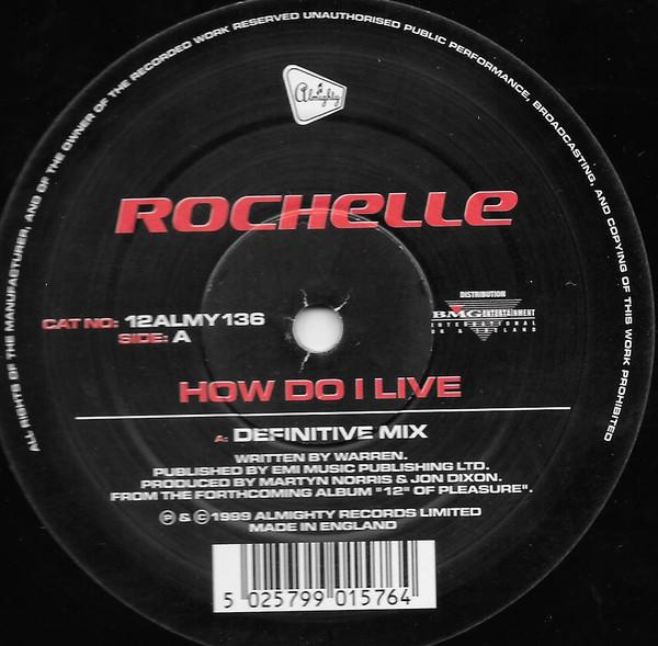 12inch Record ROCHELLE - How Do I Live / I m Your Angel 12ALMY136 Almighty Record 1999 UK Dance & Electronica Used
12inch Record ROCHELLE - How Do I Live / I m Your Angel 12ALMY136 Almighty Record 1999 UK Dance & Electronica Used