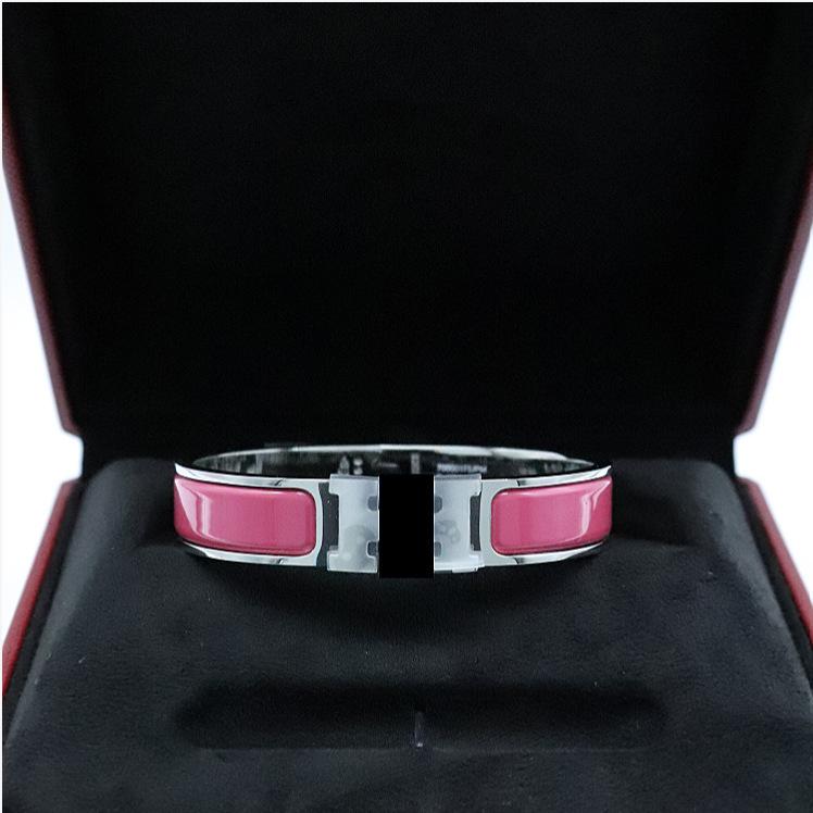 Емалеві браслети H для чоловіків і жінок Steel 19 # фуксія
Емалеві браслети H для чоловіків і жінок Steel 19 # фуксія