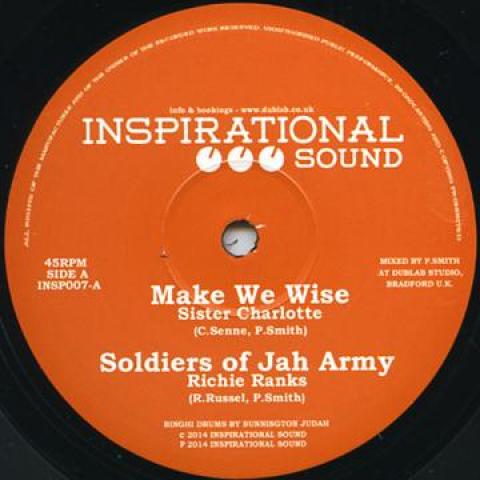 10inch Record SISTER CHARLOTTE; RICHIE RANKS / EL - Make We Wise; Soldiers Of Jah Army INSP007 Inspirational S 2014 UK Reggae, Ska & Dub Used
10inch Record SISTER CHARLOTTE; RICHIE RANKS / EL - Make We Wise; Soldiers Of Jah Army INSP007 Inspirational S 2014 UK Reggae, Ska & Dub Used
