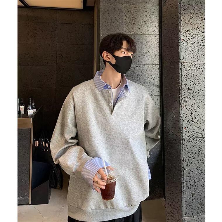 Men s 2024 Spring/Autumn Two-Piece Look Long Sleeve Hoodie Jacket Large сірий колір
Men s 2024 Spring/Autumn Two-Piece Look Long Sleeve Hoodie Jacket Large сірий колір