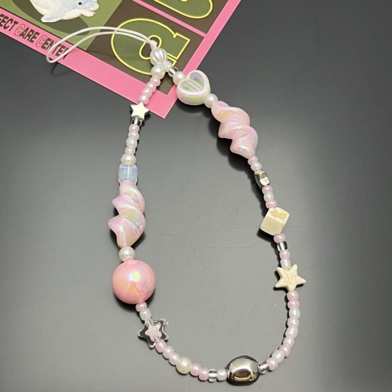 Pink Sweet Phone Chain Ins Case Universal DIY Bead CCD Camera Hanging Rope Girl Pendant Trendy D
Pink Sweet Phone Chain Ins Case Universal DIY Bead CCD Camera Hanging Rope Girl Pendant Trendy D