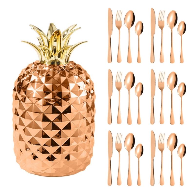 Elegant Cutlery Set Flatware Utensils Includes Dinner Forks Dessert Spoons Dishwasher Safe 401Stainless Steel Texture рожевий колір золота
Elegant Cutlery Set Flatware Utensils Includes Dinner Forks Dessert Spoons Dishwasher Safe 401Stainless Steel Texture рожевий колір золота