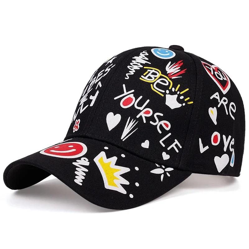 Unisex Gletter Printing Graffiti Baseball Caps Spring Autumn Outdoor Adjustable Casual Hats Dad Hat Sunscreen Hat
Unisex Gletter Printing Graffiti Baseball Caps Spring Autumn Outdoor Adjustable Casual Hats Dad Hat Sunscreen Hat