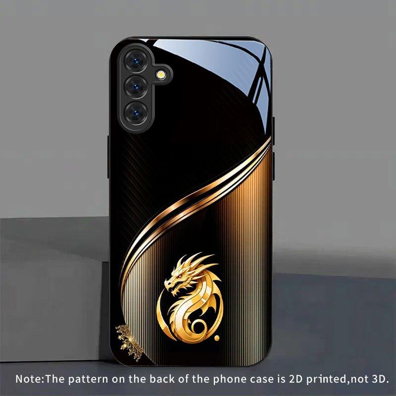 Black Gold Golden Dragon Pattern Glass Phone Case Suitable for Samsung Galaxy S26 S25 S24 S22 S21 S20 FE/Ultra/Plus Anti Drop Galaxy S23 FE
Black Gold Golden Dragon Pattern Glass Phone Case Suitable for Samsung Galaxy S26 S25 S24 S22 S21 S20 FE/Ultra/Plus Anti Drop Galaxy S23 FE