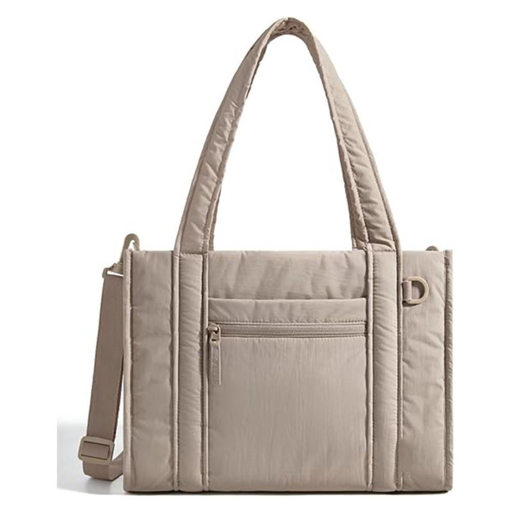 Nylon Puffer Tote Bag for Women Large Capacity Water-resistant Puffy Handbag Multiple Pockets Casual Quilted Crossbody Bag хакі
Nylon Puffer Tote Bag for Women Large Capacity Water-resistant Puffy Handbag Multiple Pockets Casual Quilted Crossbody Bag хакі