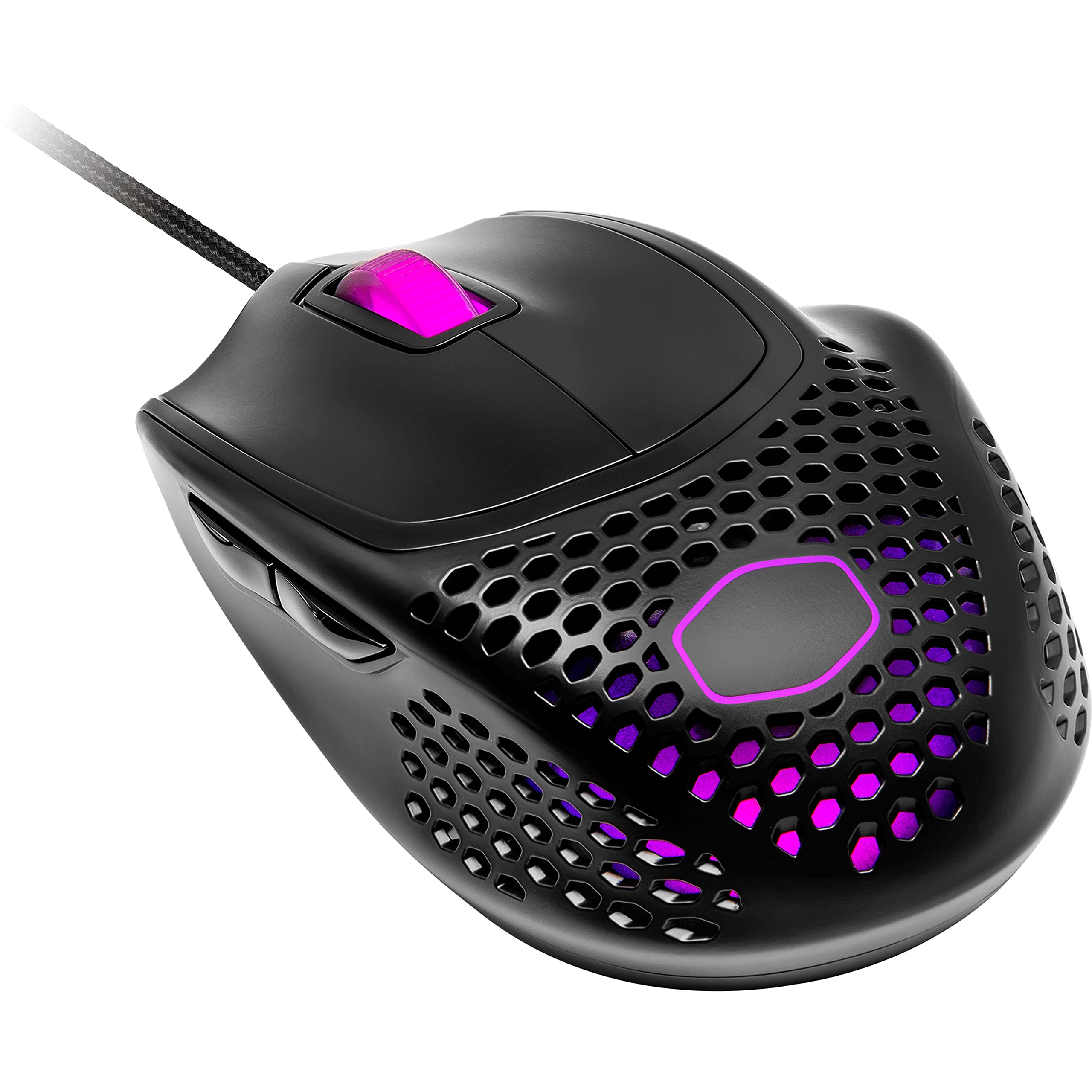 Cooler Master MM720 Black Matte Lightweight Gaming Mouse Ultraweave Cable 16000 DPI Optical Sensor RGB Unique Claw Grip Shape чорний
Cooler Master MM720 Black Matte Lightweight Gaming Mouse Ultraweave Cable 16000 DPI Optical Sensor RGB Unique Claw Grip Shape чорний