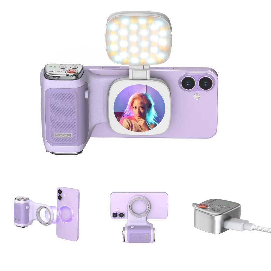 MOCA Magnetic Phone Handle: Mobile Photography Remote & Stabilizer
MOCA Magnetic Phone Handle: Mobile Photography Remote & Stabilizer
