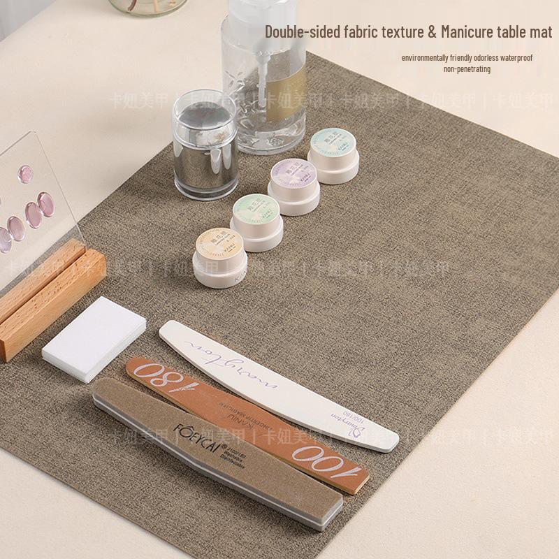 Waterproof Double-Sided Leather Nail Table Mat - Wear-Resistant Hand Rest for Tattoo, Microblading, Eyelash Extension, and Makeup Brown Desk Mat
Waterproof Double-Sided Leather Nail Table Mat - Wear-Resistant Hand Rest for Tattoo, Microblading, Eyelash Extension, and Makeup Brown Desk Mat