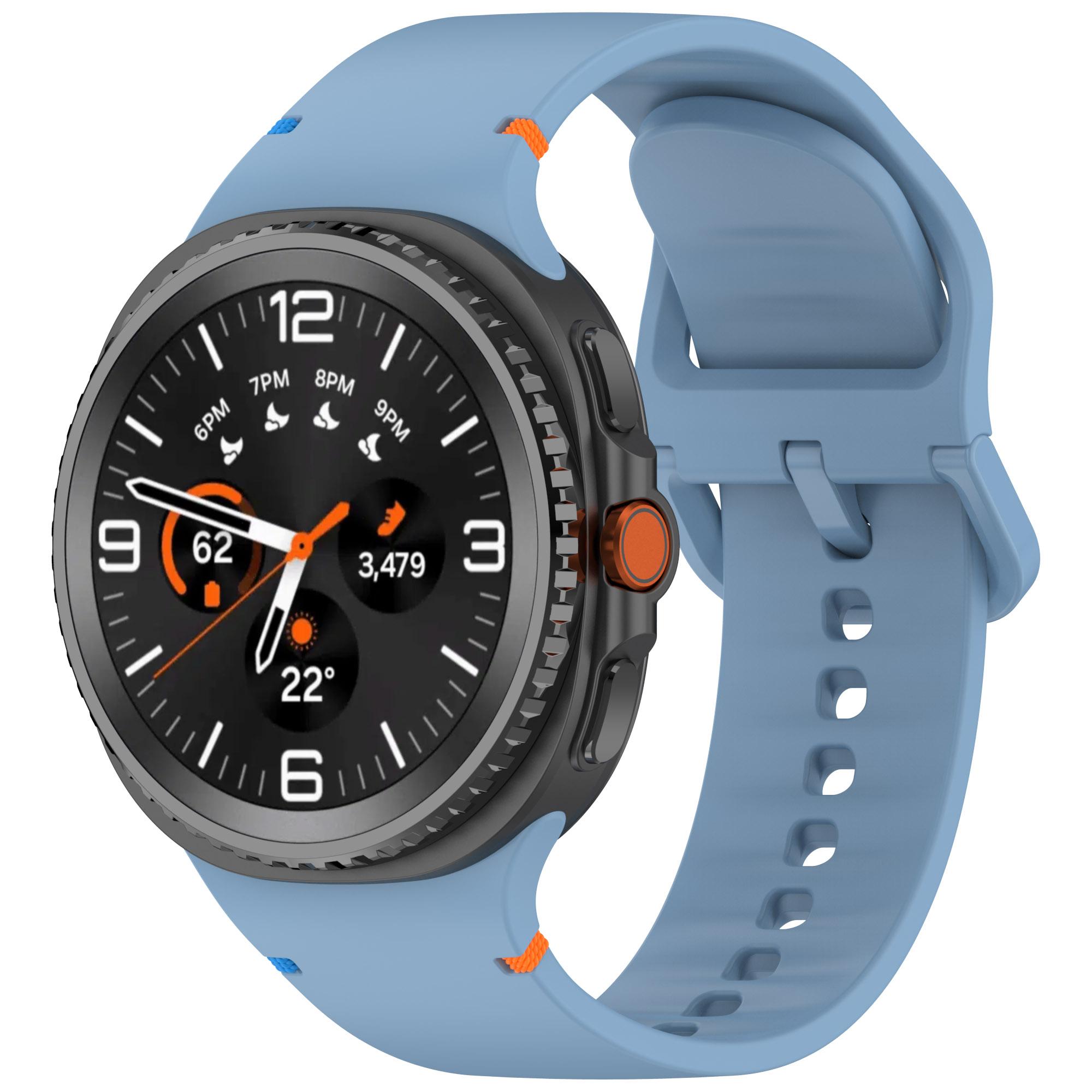 Watch Band for Samsung Galaxy Watch8 44mm/40mm/Watch8 Classic 43mm Stitching Line Decor Silicone Strap Starlight
Watch Band for Samsung Galaxy Watch8 44mm/40mm/Watch8 Classic 43mm Stitching Line Decor Silicone Strap Starlight