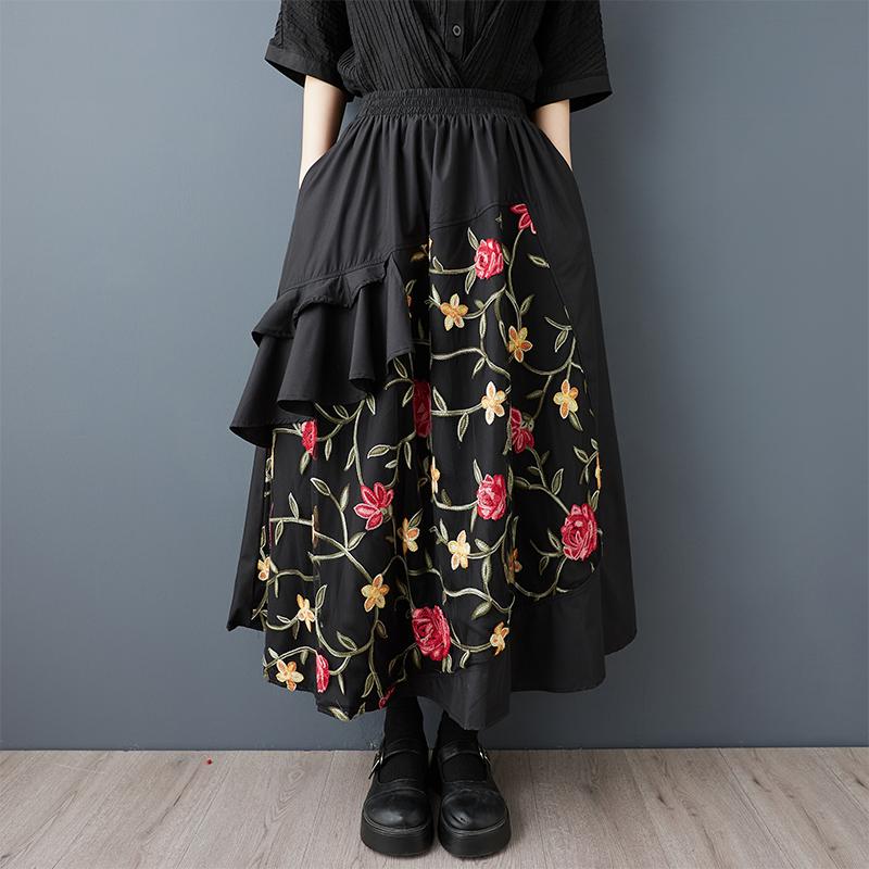 DIMANAF 2025 Летние эластичные юбки больших размеров Повседневные женские свободные юбки с цветочным принтом Плиссированные с высокой талией Модные винтажные макси One Size чёрный
DIMANAF 2025 Летние эластичные юбки больших размеров Повседневные женские свободные юбки с цветочным принтом Плиссированные с высокой талией Модные винтажные макси One Size чёрный