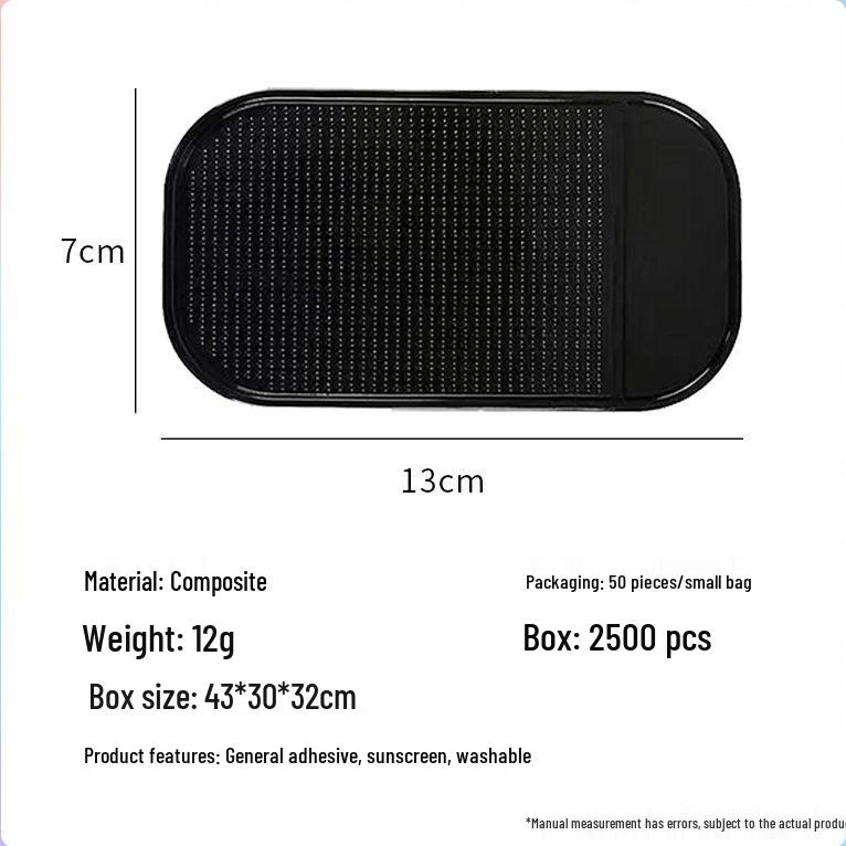 Car Interior Anti-Slip PU Phone Storage Pad - No-Trace Removable Adhesive
Car Interior Anti-Slip PU Phone Storage Pad - No-Trace Removable Adhesive