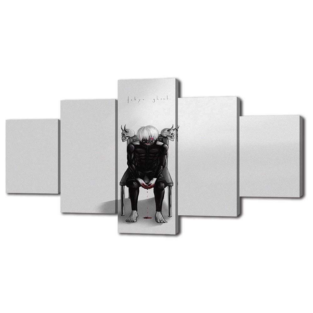 Wall Art Anime Characters Modular Canvas Painting 5 Pcs Ken Kaneki Mask Dark Blood Poster Print Picture Home Decor Room No Frame 20x35 20x45 20x55cm
Wall Art Anime Characters Modular Canvas Painting 5 Pcs Ken Kaneki Mask Dark Blood Poster Print Picture Home Decor Room No Frame 20x35 20x45 20x55cm