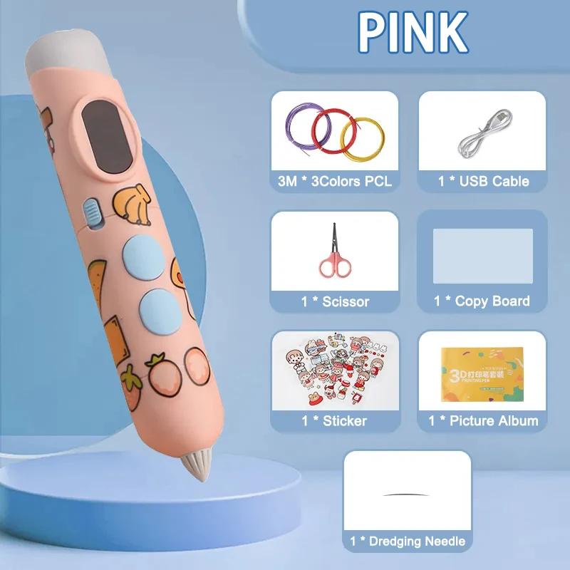 3D Printing Pen Children DIY Drawing Pens With Free PCL Filament Professional Educational Toy Birthday Christmas Boys Girls Gift рожевий
3D Printing Pen Children DIY Drawing Pens With Free PCL Filament Professional Educational Toy Birthday Christmas Boys Girls Gift рожевий