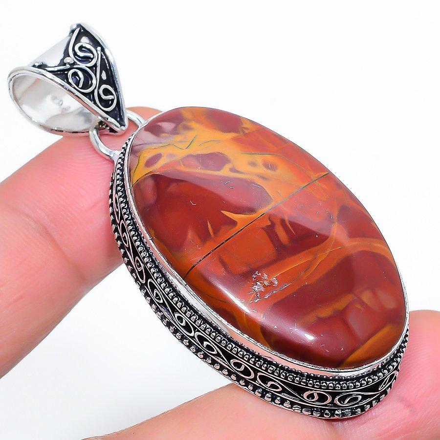 Vintage Noreena Jasper Gemstone Handmade Ethnic Jewelry Pendant 2.29 VR-2673
Vintage Noreena Jasper Gemstone Handmade Ethnic Jewelry Pendant 2.29 VR-2673