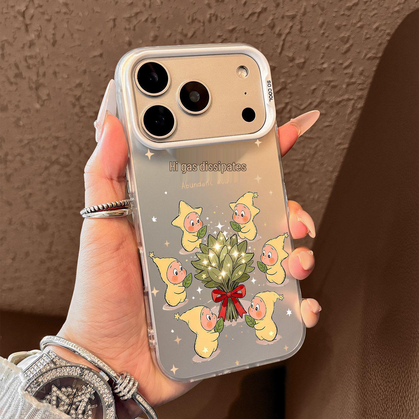 Luxurious Cartoon iPhone 17/16 Plus/15 Case: Stars & Good Luck Charm 17 Pro
Luxurious Cartoon iPhone 17/16 Plus/15 Case: Stars & Good Luck Charm 17 Pro