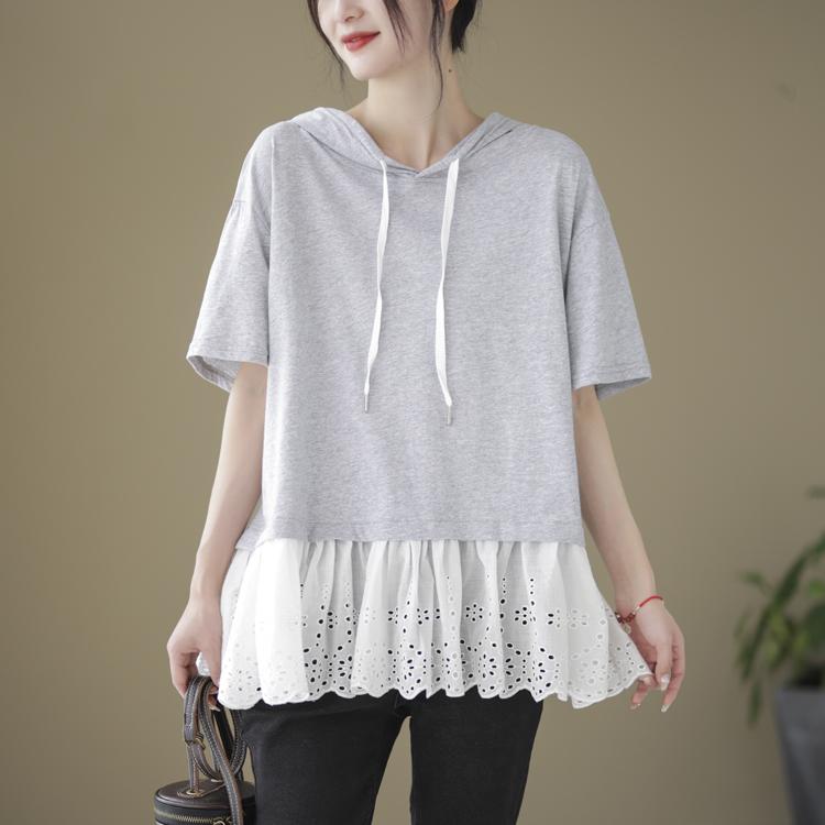 MOJTA летняя повседневная однотонная куртка с капюшоном и короткими рукавами на крючках с цветочной вышивкой one size серый
MOJTA летняя повседневная однотонная куртка с капюшоном и короткими рукавами на крючках с цветочной вышивкой one size серый