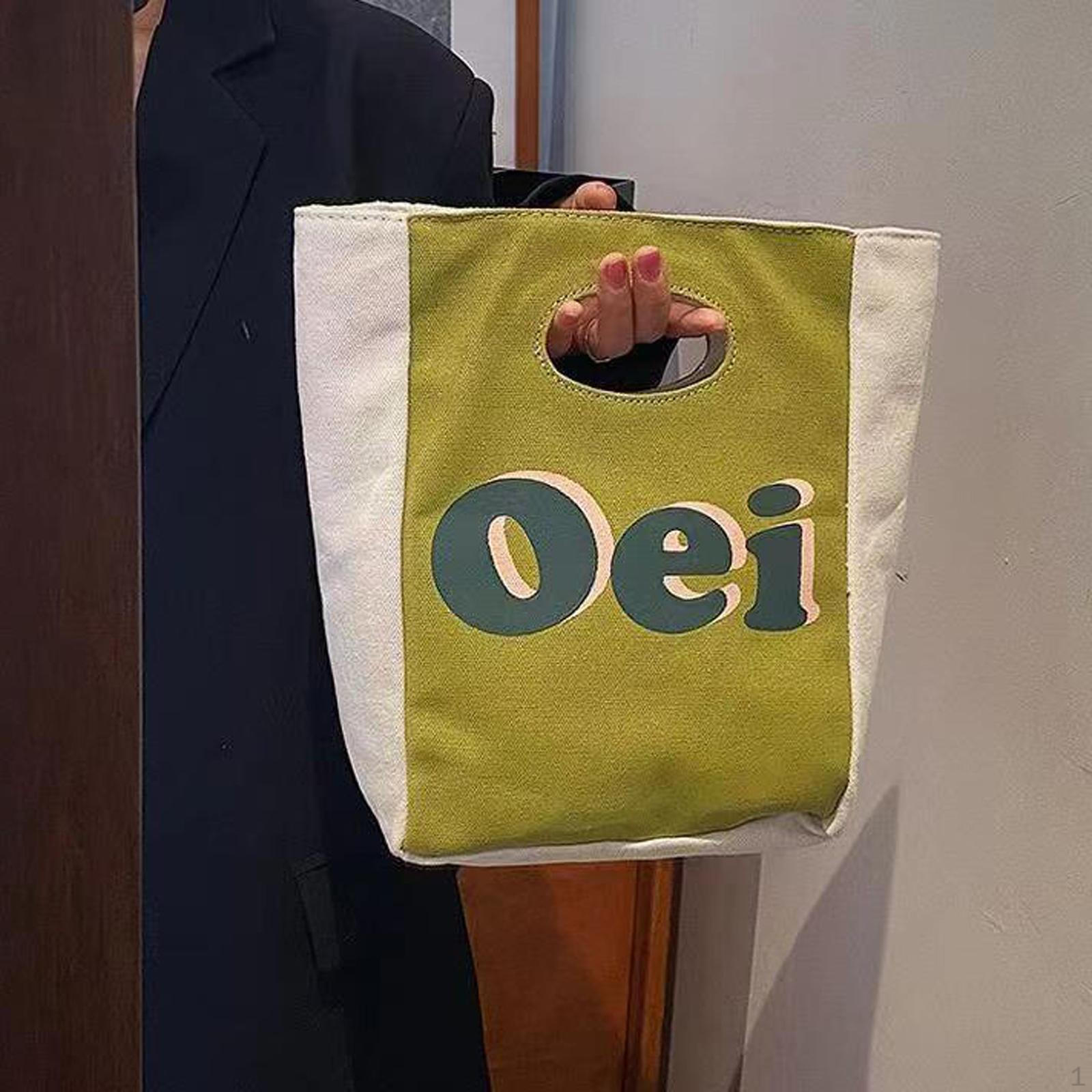 Canvas Bag Shopping Fashion Simple Cosmetic Portable Tote Women зелений
Canvas Bag Shopping Fashion Simple Cosmetic Portable Tote Women зелений