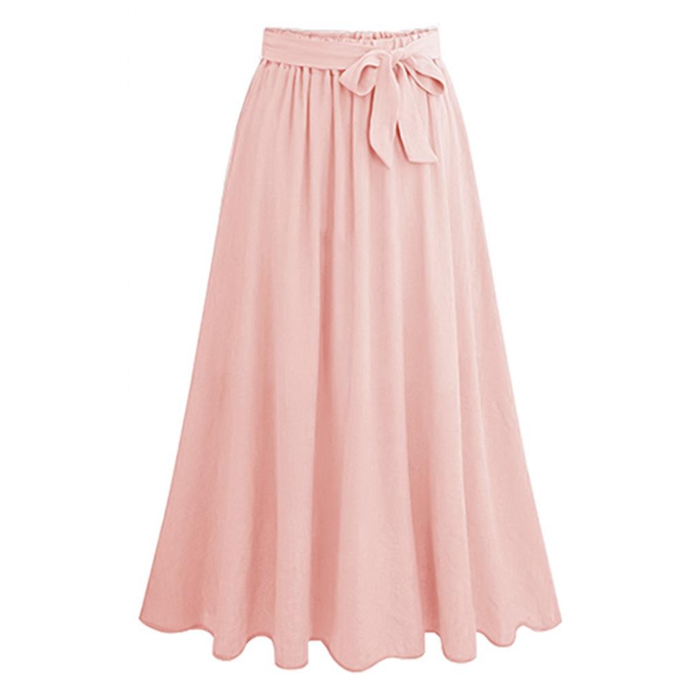 Summer Woman Plus Size Solid Chiffon Long Pleated Lace Up Skirt Elastic Waist Bohemian Style Boho Skirt A Line Midi Skirts L розовый
Summer Woman Plus Size Solid Chiffon Long Pleated Lace Up Skirt Elastic Waist Bohemian Style Boho Skirt A Line Midi Skirts L розовый
