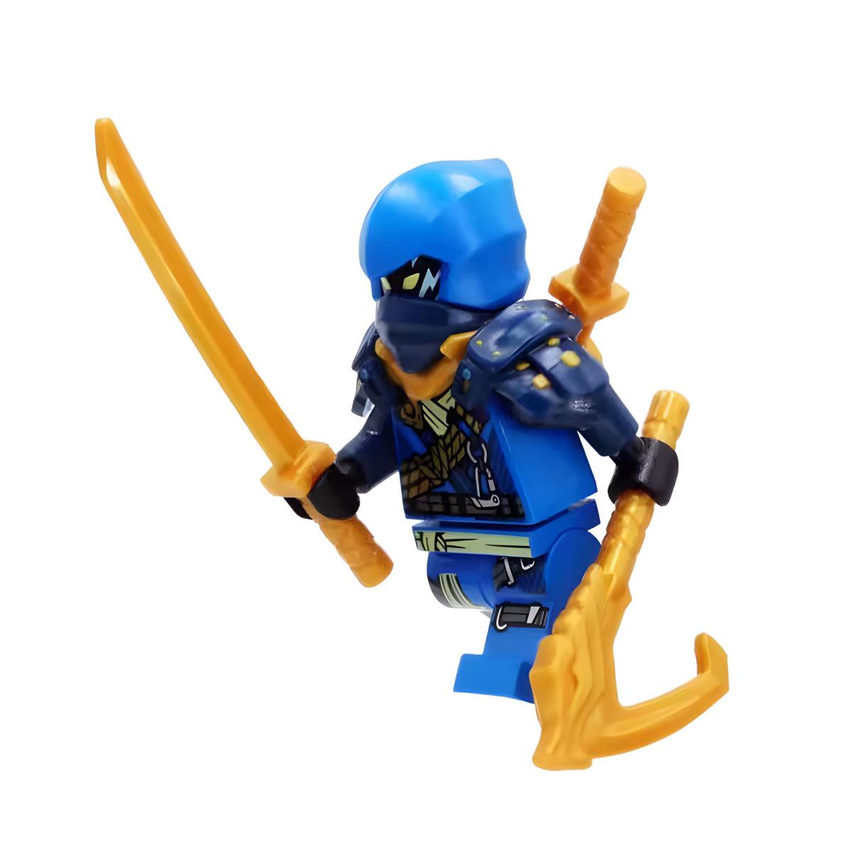 Jay Season 18 Ninja Climbing Suit Minifigure - Double-Sided Building Blocks Compatible with LEGO
Jay Season 18 Ninja Climbing Suit Minifigure - Double-Sided Building Blocks Compatible with LEGO
