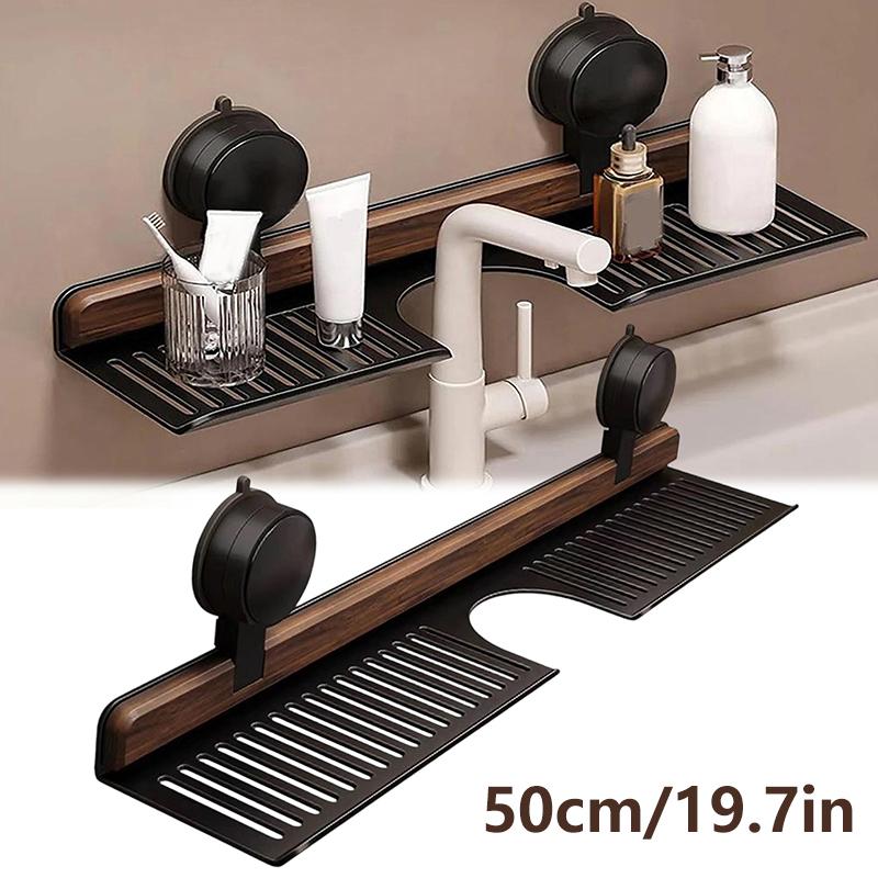 Walnut Suction Cup Bathroom Shelf No-Drill Removable Bathroom Organizer Shelf For Sink And Vanity Wall-Mounted Sink Suction 50cm чёрный
Walnut Suction Cup Bathroom Shelf No-Drill Removable Bathroom Organizer Shelf For Sink And Vanity Wall-Mounted Sink Suction 50cm чёрный
