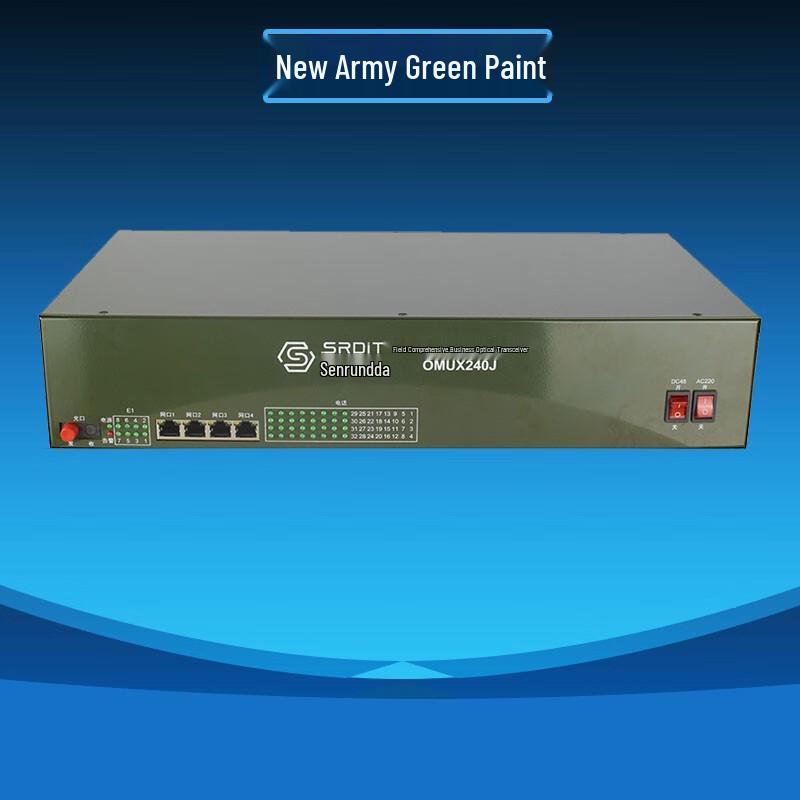 SRDIT OMUX240J Field-Service Multi-Service Optical Transceiver 120KM
SRDIT OMUX240J Field-Service Multi-Service Optical Transceiver 120KM