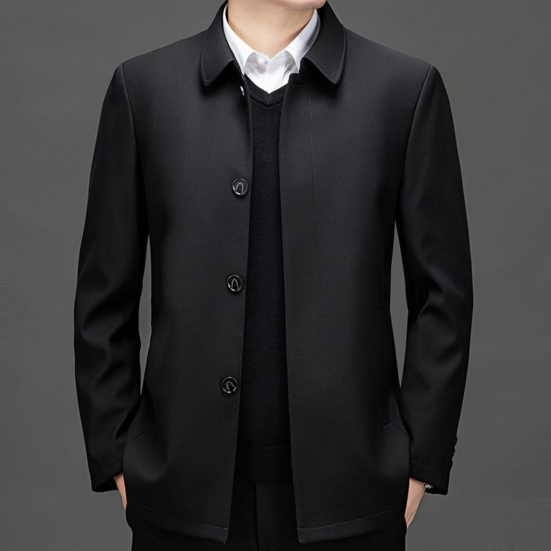 Осенне-зимняя мужская куртка, утолщенная теплая, высококлассная мужская верхняя одежда, деловая повседневная одежда для папы 4XL
Осенне-зимняя мужская куртка, утолщенная теплая, высококлассная мужская верхняя одежда, деловая повседневная одежда для папы 4XL