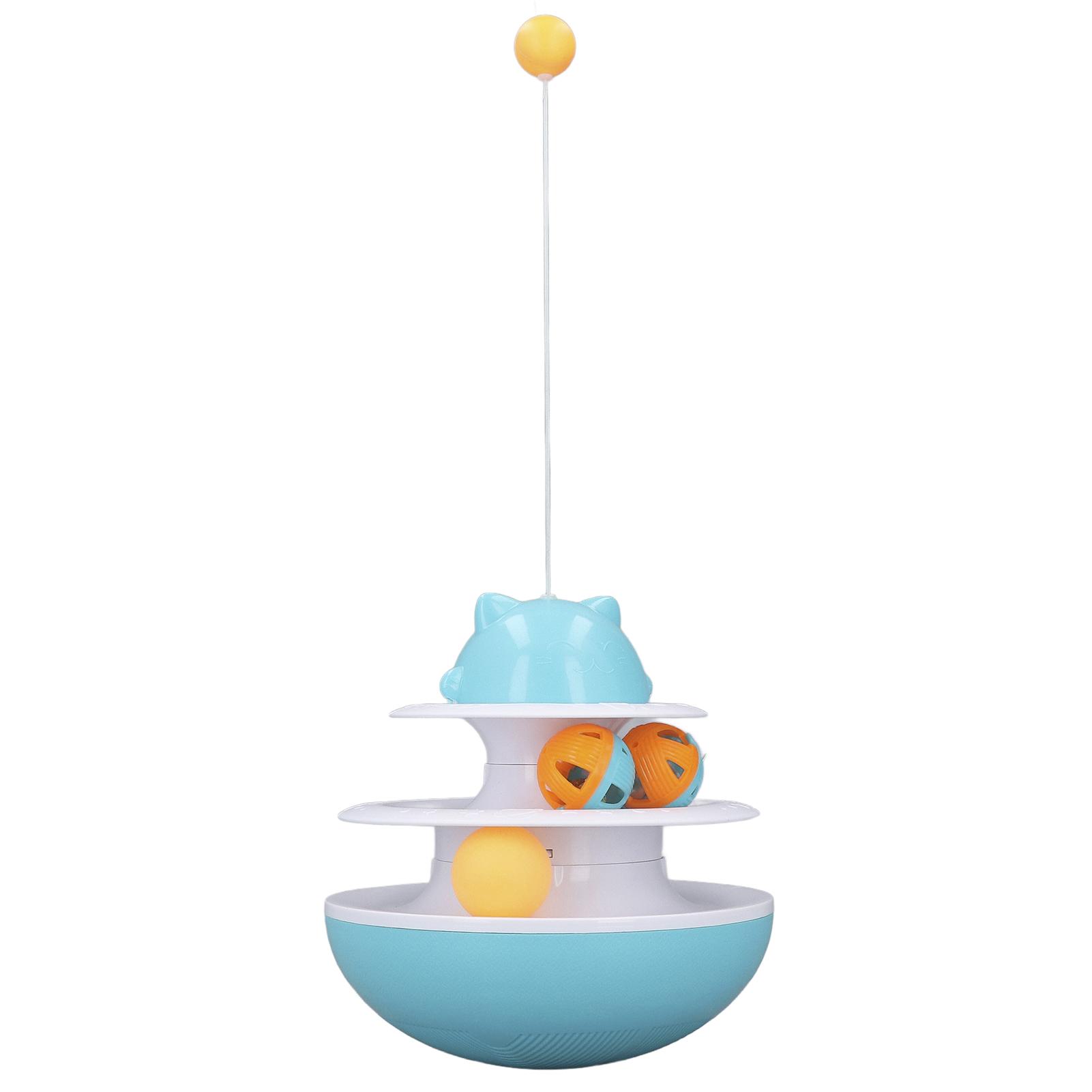 Cat Turntable Toy 2 Interactive Exercise Kitten Track Tower Puzzle Toy with Rolling
Cat Turntable Toy 2 Interactive Exercise Kitten Track Tower Puzzle Toy with Rolling