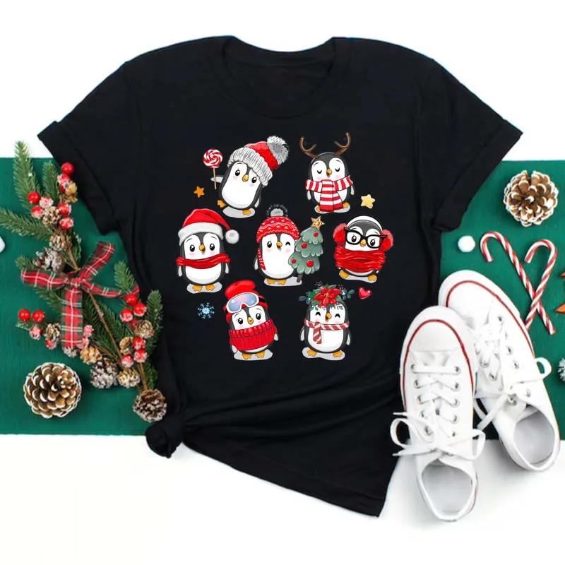Funny Unisex WoUINISEXs Cute Penguin Printed T Shirt Merry Christmas Cartoon Graphic Print Top New Year Loose LeisureTshirt S
Funny Unisex WoUINISEXs Cute Penguin Printed T Shirt Merry Christmas Cartoon Graphic Print Top New Year Loose LeisureTshirt S
