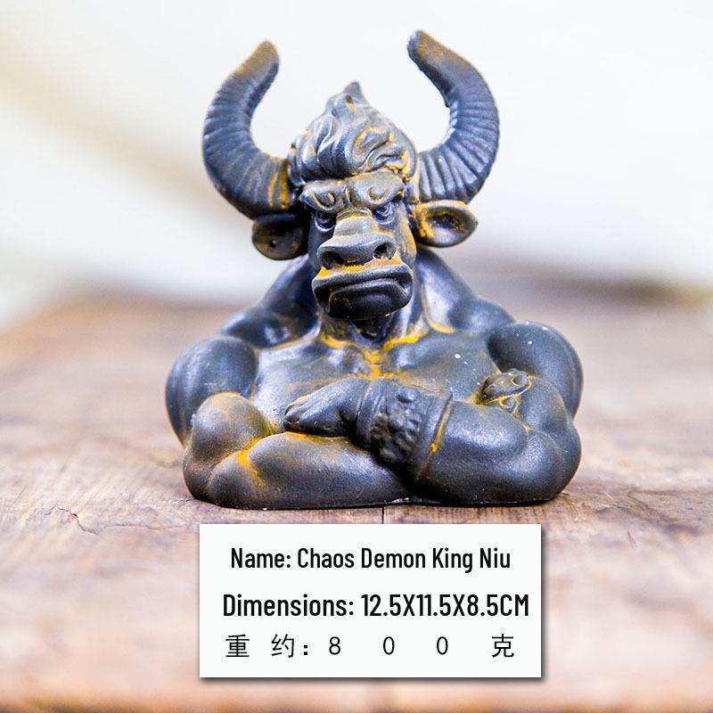 Retro Chinese Ox-King Figurine: Handmade Desktop Ornament for Home Decor
Retro Chinese Ox-King Figurine: Handmade Desktop Ornament for Home Decor