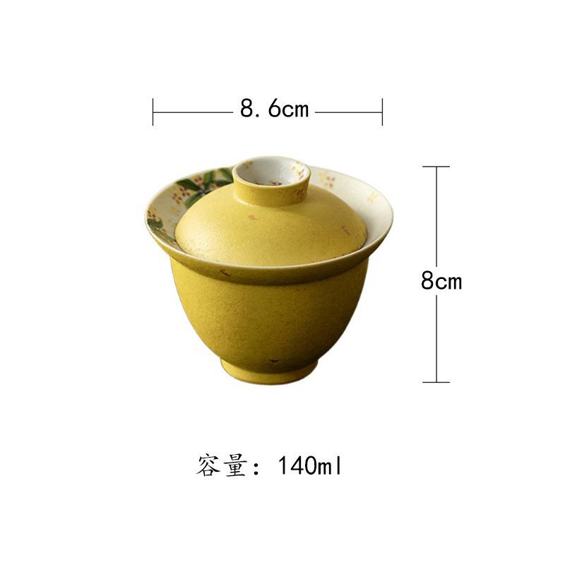 Hand-painted Osmanthus Gaiwan Ancient Tea Tureen Household Tea Bowl With Lid Kit Tea Making Cover Bowl Tea Items Supplies Craft
Hand-painted Osmanthus Gaiwan Ancient Tea Tureen Household Tea Bowl With Lid Kit Tea Making Cover Bowl Tea Items Supplies Craft