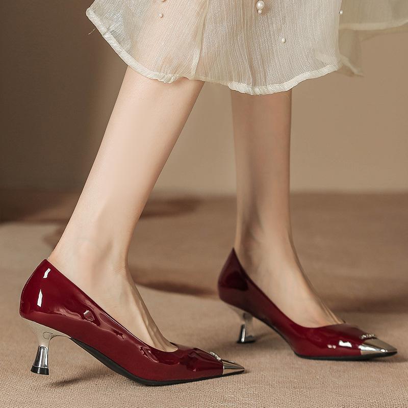H9663-3 Women s Wine Red Patent Leather High Heels, Square Toe, Iron Toe, Office Professional Shoes Size 34 чёрный
H9663-3 Women s Wine Red Patent Leather High Heels, Square Toe, Iron Toe, Office Professional Shoes Size 34 чёрный