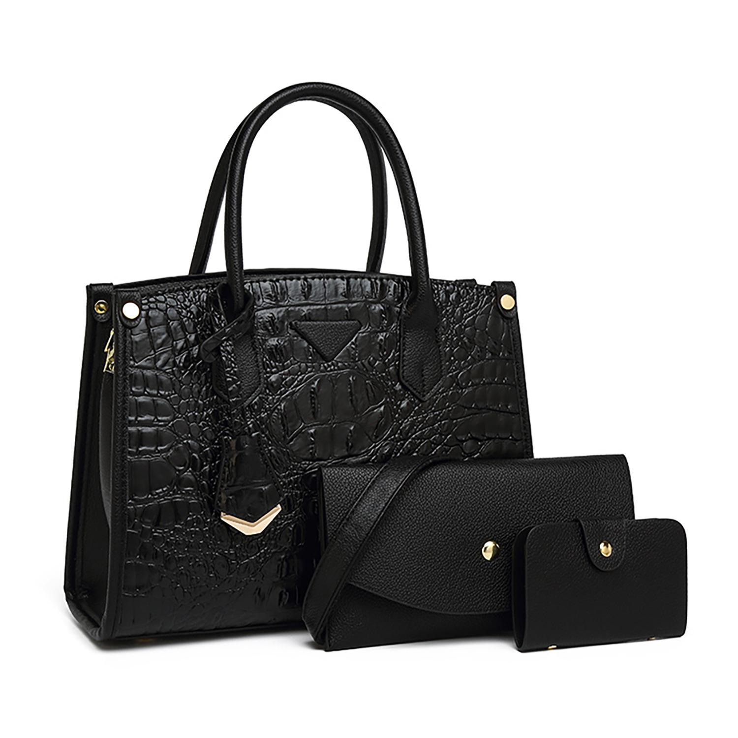 2026 New Fashionable Shoulder Bag Urban Simple Large Capacity Handbag Alligator Pattern Women s Cross-body чорний
2026 New Fashionable Shoulder Bag Urban Simple Large Capacity Handbag Alligator Pattern Women s Cross-body чорний