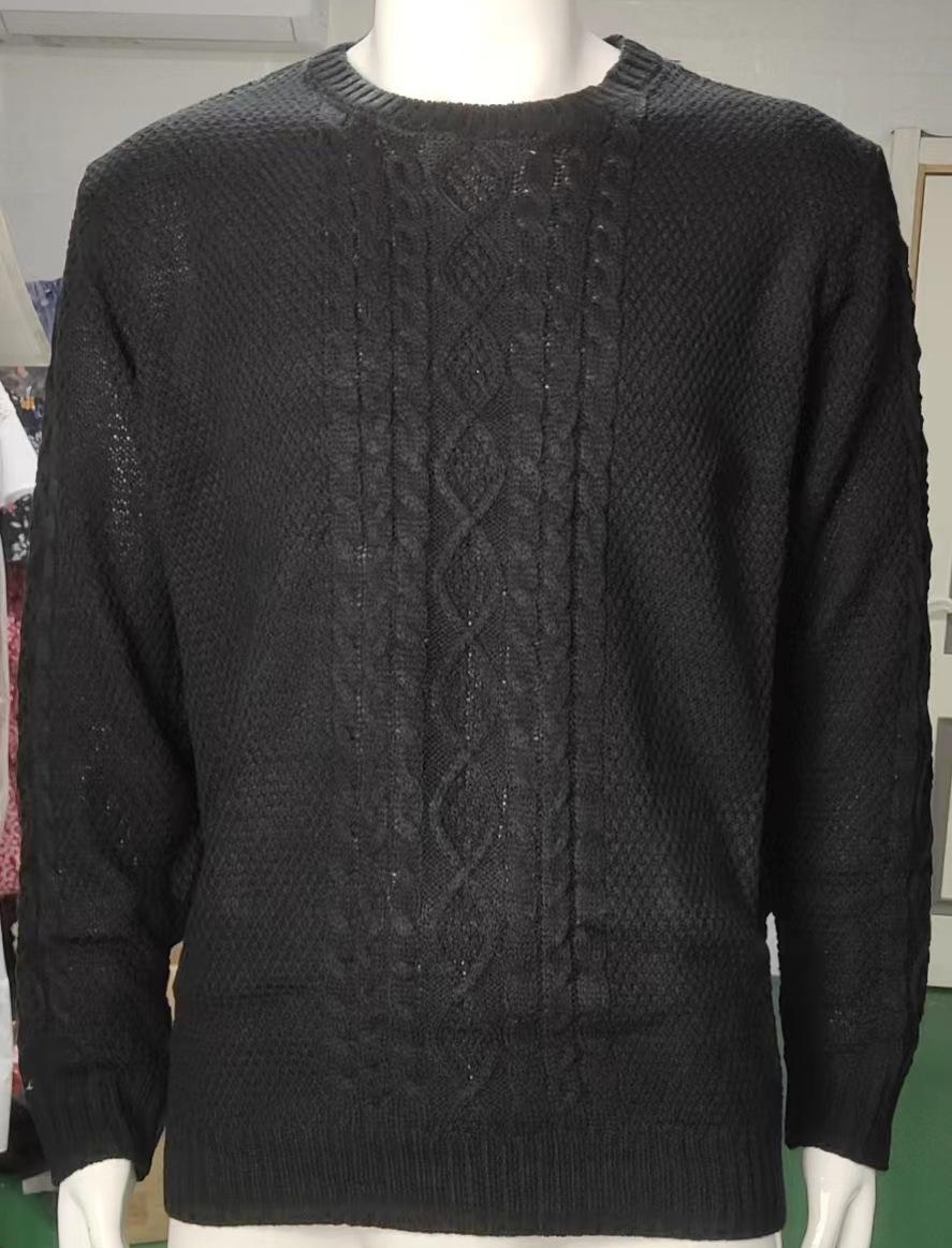 Men s 2025 Autumn/Winter Solid Color Round Neck Knit Sweater - European & American Style, Plus Size, Long Sleeve XXL чорний
Men s 2025 Autumn/Winter Solid Color Round Neck Knit Sweater - European & American Style, Plus Size, Long Sleeve XXL чорний