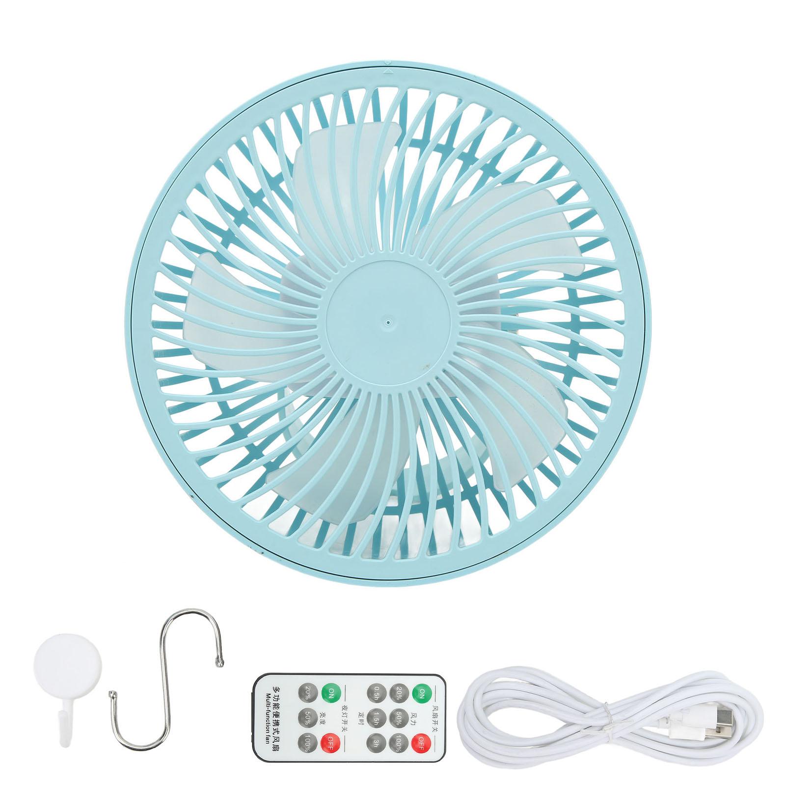 4 in 1 Camping Light Fan 3 Levels Adjustment Wind Distance Dense Grid Hanging Tent Fan with Remote Control 2 Hook
4 in 1 Camping Light Fan 3 Levels Adjustment Wind Distance Dense Grid Hanging Tent Fan with Remote Control 2 Hook