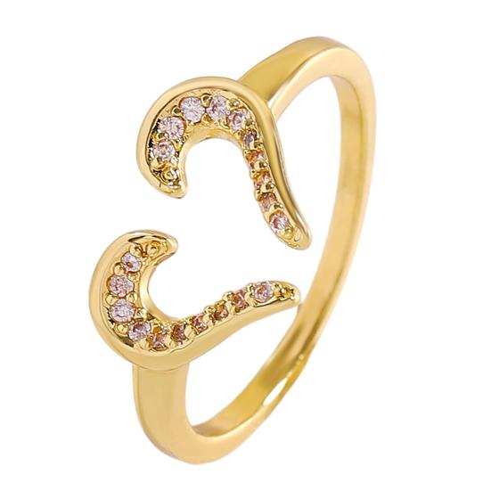 Yousheng Women Ring Adjustable Open Heart Shape Finger Ring with Cubic Zirconia Semi-Inlaid Design Formal Wear Jewelry Gift золотистий
Yousheng Women Ring Adjustable Open Heart Shape Finger Ring with Cubic Zirconia Semi-Inlaid Design Formal Wear Jewelry Gift золотистий