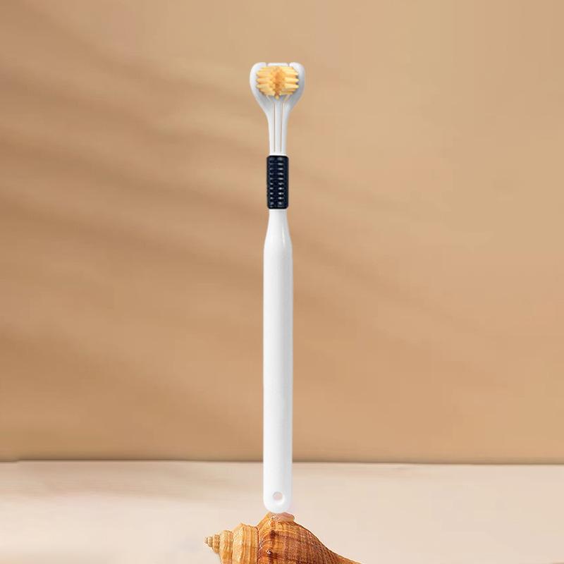 Трехсторонняя зубная щетка с мягкой щетиной, вращающаяся на 360 градусов, безопасная зубная щетка для ухода за полостью рта, глубокая чистка зубов, портативная дорожная зубная щетка для ухода за полостью рта белый
Трехсторонняя зубная щетка с мягкой щетиной, вращающаяся на 360 градусов, безопасная зубная щетка для ухода за полостью рта, глубокая чистка зубов, портативная дорожная зубная щетка для ухода за полостью рта белый