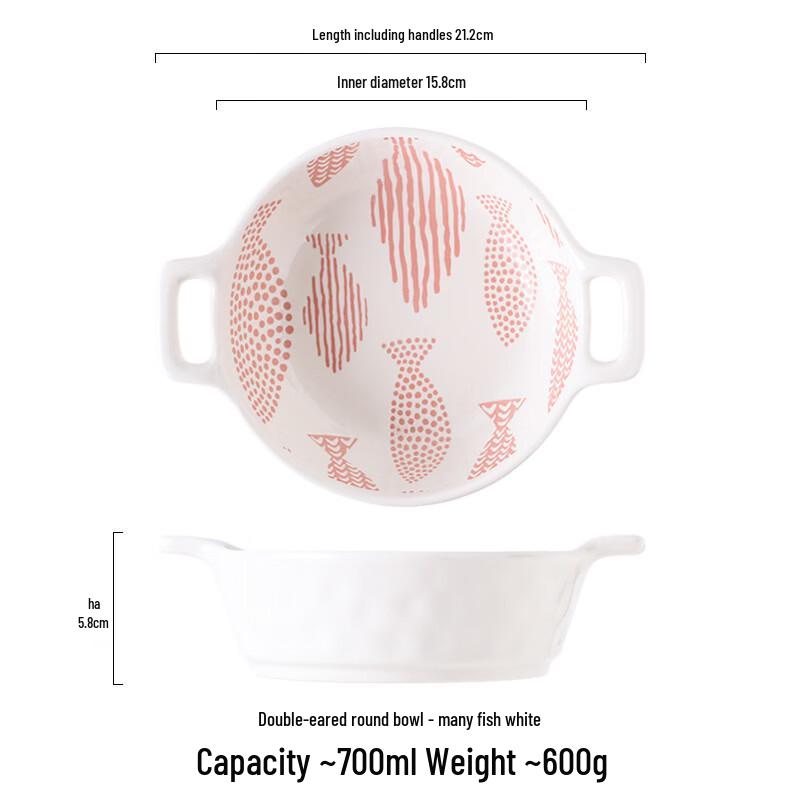 8-inch Embossed Underglaze Ceramic Double-Handle Bowl
8-inch Embossed Underglaze Ceramic Double-Handle Bowl