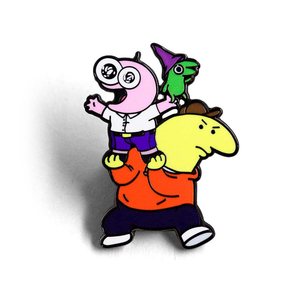 Smiling Friends Cartoon Character Brooch: Classic American Animation Enamel Pin - Creative Anime Merchandise Badge
Smiling Friends Cartoon Character Brooch: Classic American Animation Enamel Pin - Creative Anime Merchandise Badge