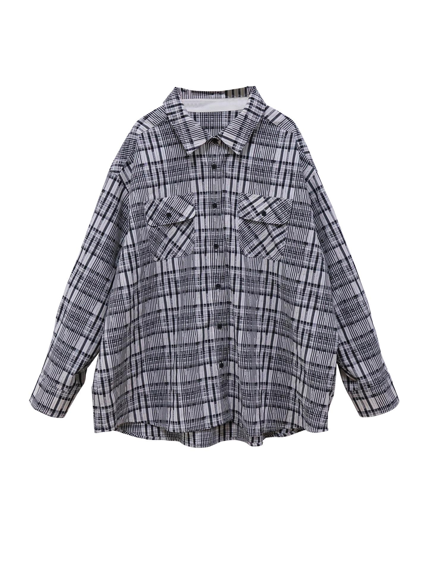 Plus Size Women s Color Block Plaid Long Sleeve Shirt - Casual, Comfortable, Stylish & Loose Fit XL (60-80 kg) серый/белый
Plus Size Women s Color Block Plaid Long Sleeve Shirt - Casual, Comfortable, Stylish & Loose Fit XL (60-80 kg) серый/белый