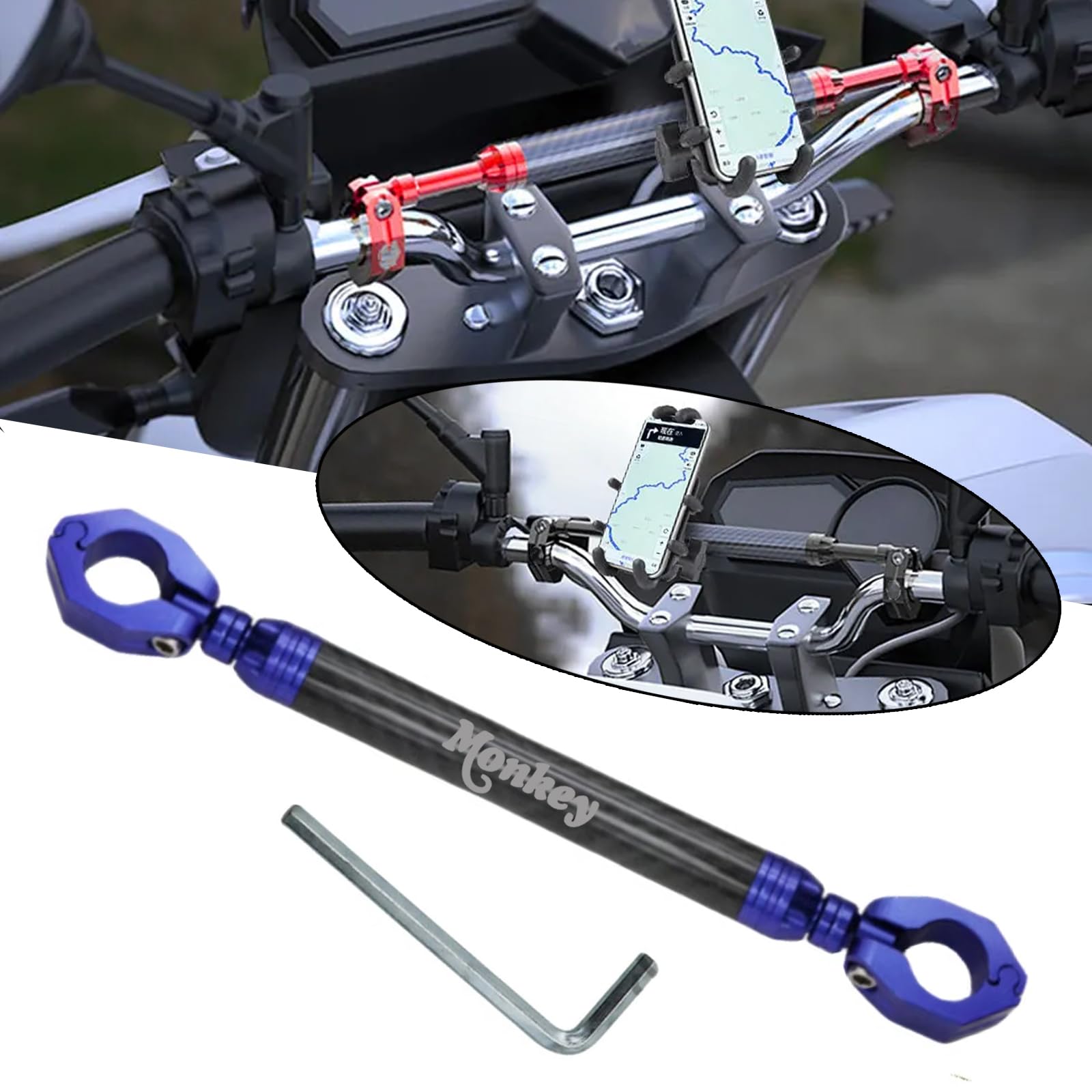 FOR MONKEY125 MONKEY125 Motorcycle Adjustable Balance Bar Cross Bar CNC Phone Holder Universal Motorcycle синий
FOR MONKEY125 MONKEY125 Motorcycle Adjustable Balance Bar Cross Bar CNC Phone Holder Universal Motorcycle синий