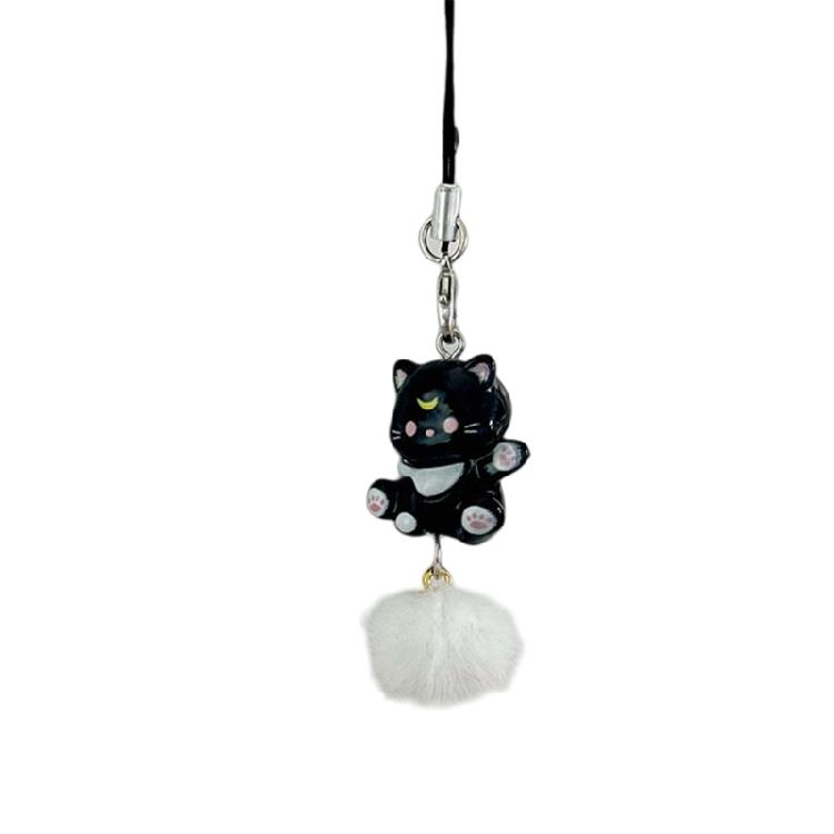 Fashionable Sturdy Resin Cats Pendant Phone Charm Keychain for Girls Perfect for Decorating Bags and Backpacks Ornament чорний
Fashionable Sturdy Resin Cats Pendant Phone Charm Keychain for Girls Perfect for Decorating Bags and Backpacks Ornament чорний