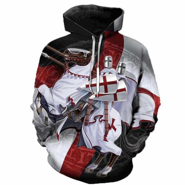 Толстовка Templar Crusader Cool Style Pattern Vintage Print Чоловічий бавовняний одяг з довгими рукавами S-3XL Новий стиль 6XL
Толстовка Templar Crusader Cool Style Pattern Vintage Print Чоловічий бавовняний одяг з довгими рукавами S-3XL Новий стиль 6XL