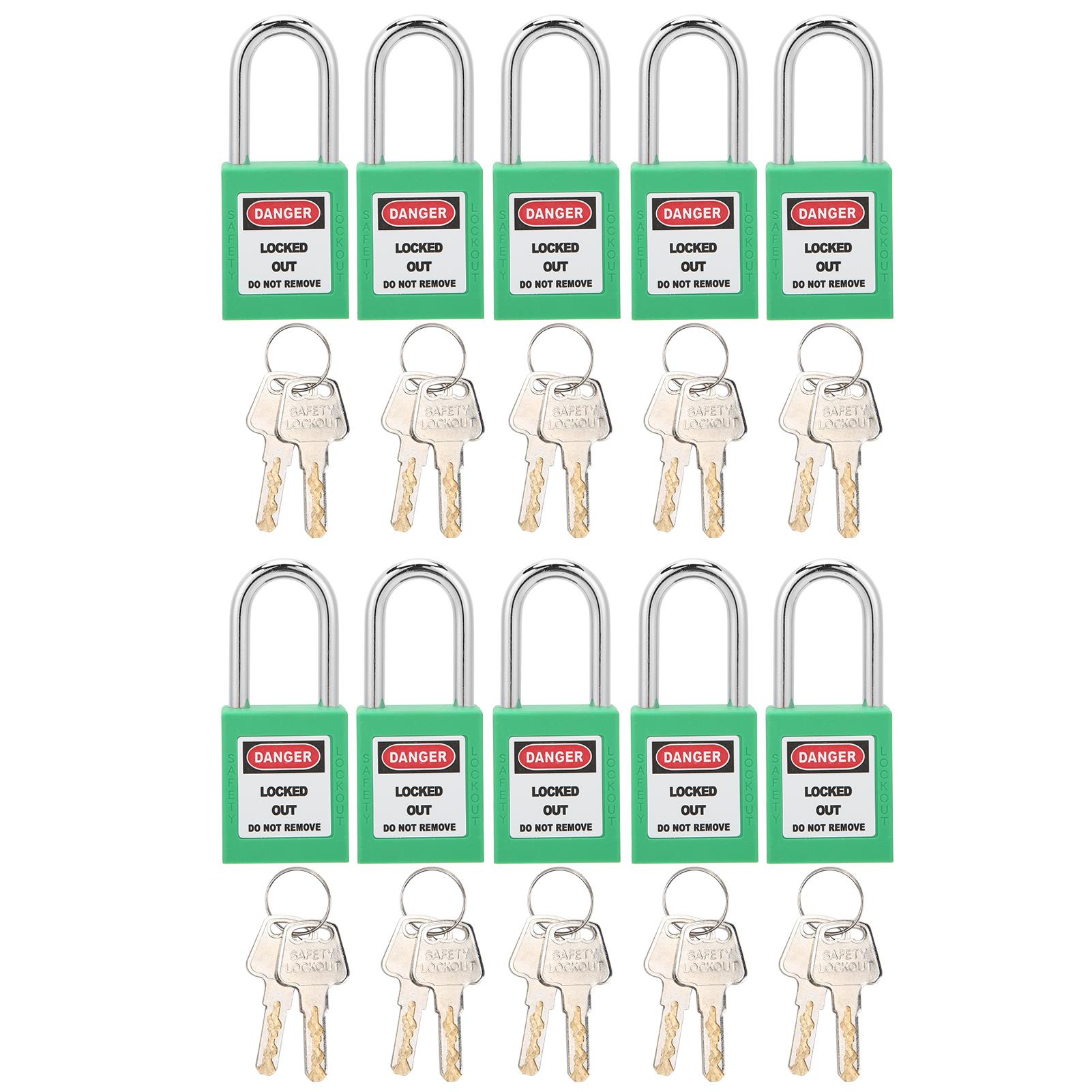 10 комплектов 38 мм блокировки Tagout Lock прочный нейлоновый изоляционный дизайн коррозионно-стойкий навесной замок с 20 зелёный
10 комплектов 38 мм блокировки Tagout Lock прочный нейлоновый изоляционный дизайн коррозионно-стойкий навесной замок с 20 зелёный