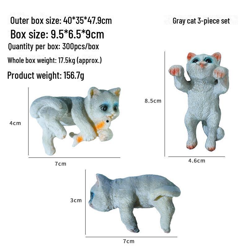 Очаровательный набор подвесок для аквариума с изображением кота - креативный декор из смолы в виде котенка, готовое к подарку украшение из трех частей
Очаровательный набор подвесок для аквариума с изображением кота - креативный декор из смолы в виде котенка, готовое к подарку украшение из трех частей