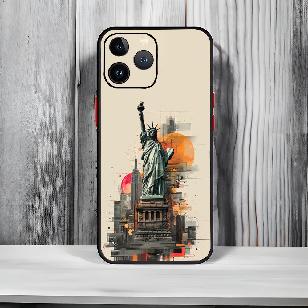Statue Of Liberty Cool Art Phone Case Black Matte Thin Phone Case For iPhone17 16 15 14 13 ProMax iphone17air
Statue Of Liberty Cool Art Phone Case Black Matte Thin Phone Case For iPhone17 16 15 14 13 ProMax iphone17air