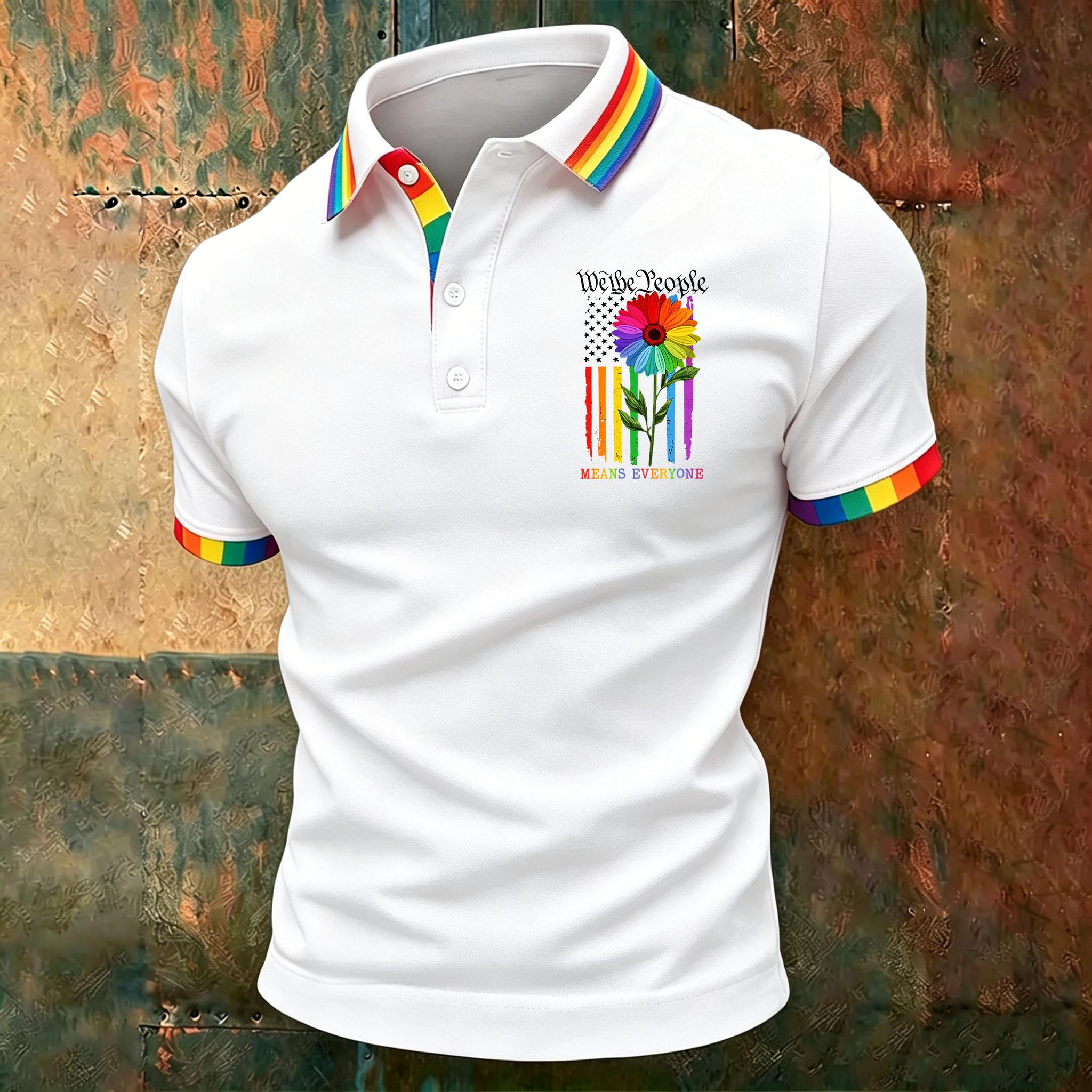 Men s Casual Gradient Polo Shirt Short Sleeve Lightweight Breathable Fabric Classic Fit Summer Top XXXXL білий
Men s Casual Gradient Polo Shirt Short Sleeve Lightweight Breathable Fabric Classic Fit Summer Top XXXXL білий